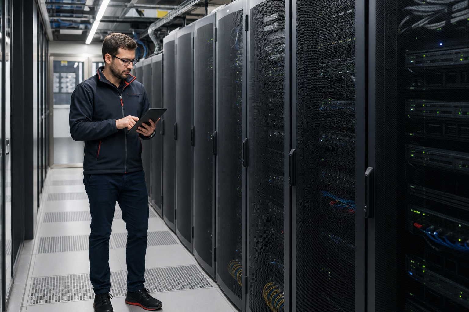 Sicher betriebene Serverinfrastruktur in einem Datacenter